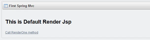 Multiple render and action methods in Spring MVC portlet - default-render-method Multiple render and action methods in Spring MVC portlet - default-render-method