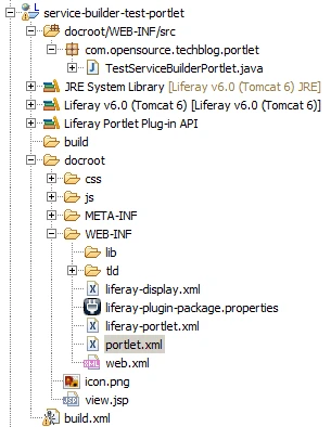 Creating Service layer by Service Builder in Liferay - project-structure-third Creating Service layer by Service Builder in Liferay - Service Builder