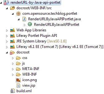 Project structure to create render url in Java API Project structure to create render url in Java API