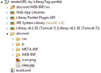 render URL By Liferay tag (liferay-portlet:renderURL) in JSP - project stucture render URL By Liferay tag (liferay-portlet:renderURL) in JSP - project stucture