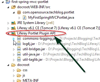 Spring MVC Portlet in Liferay - spring jars not added Spring MVC Portlet in Liferay - spring jars not added